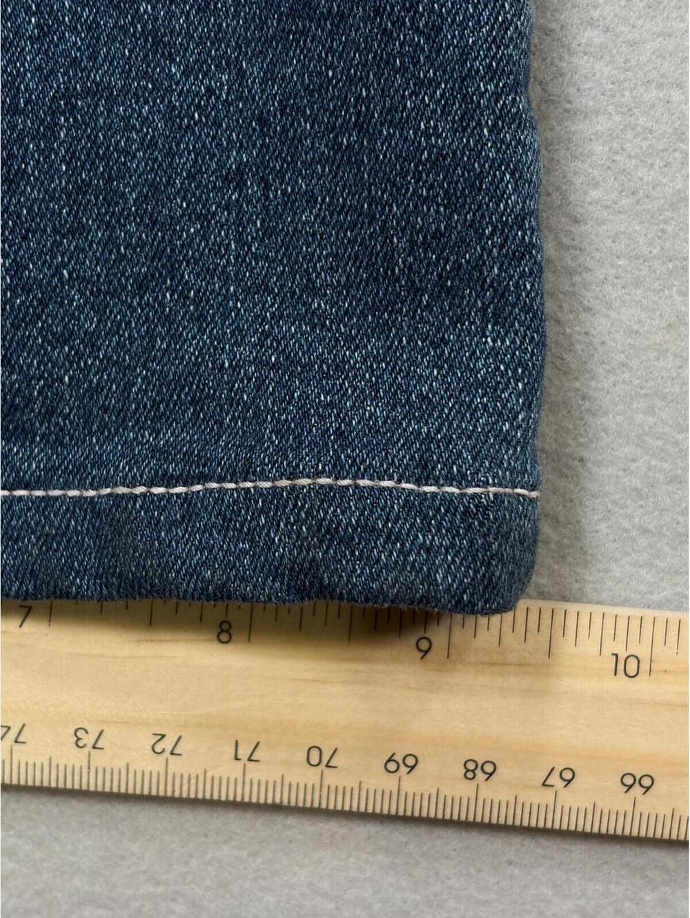 Women's Dark Blue Bootcut Jeans - Picture 14 of 16